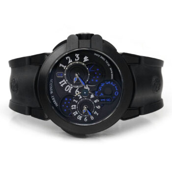 Harry Winston Ocean Dual Time Black Edition Black Dial Zalium