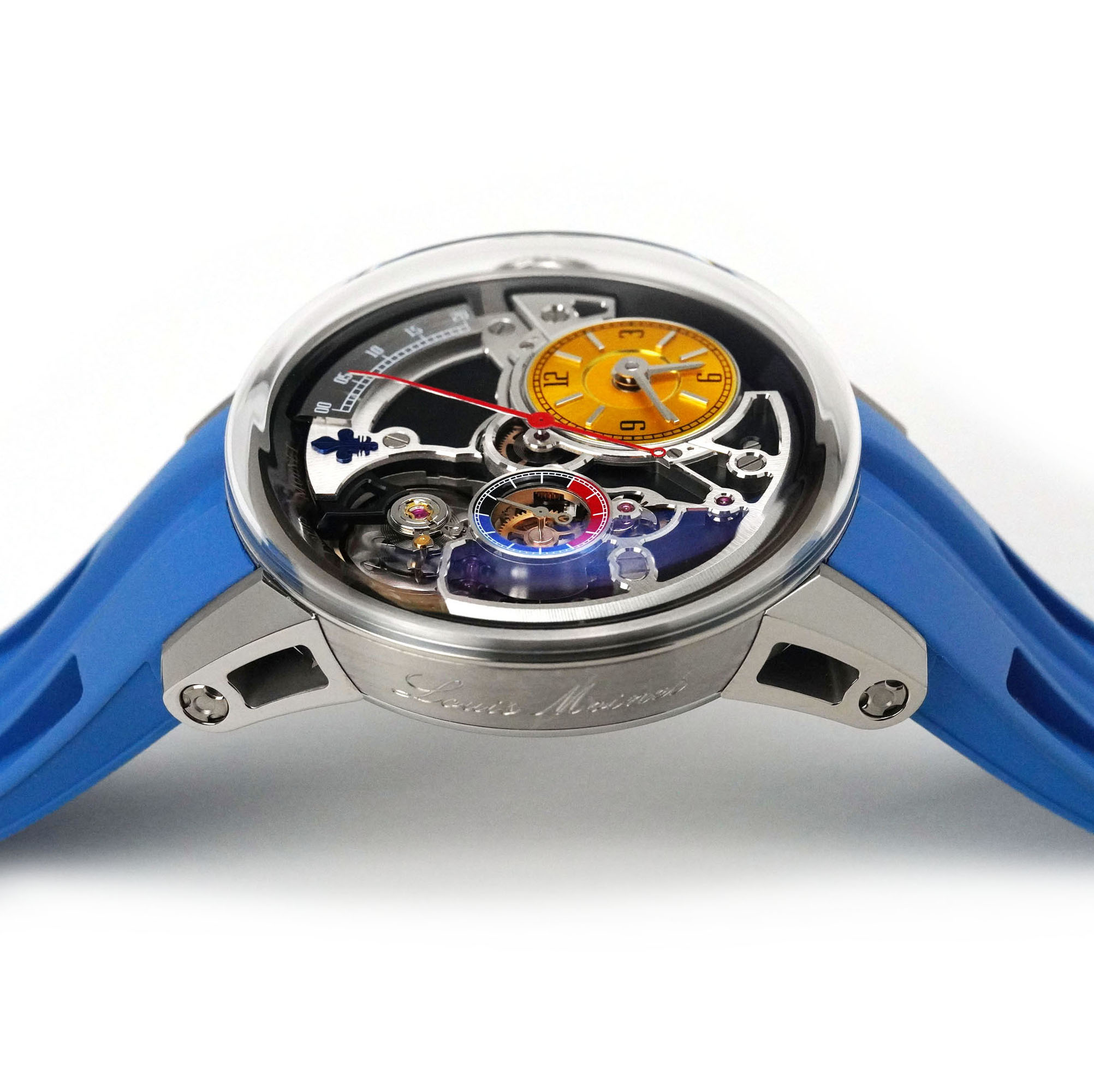 Louis Moinet Tempograph Spirit Honey Dial Titanium