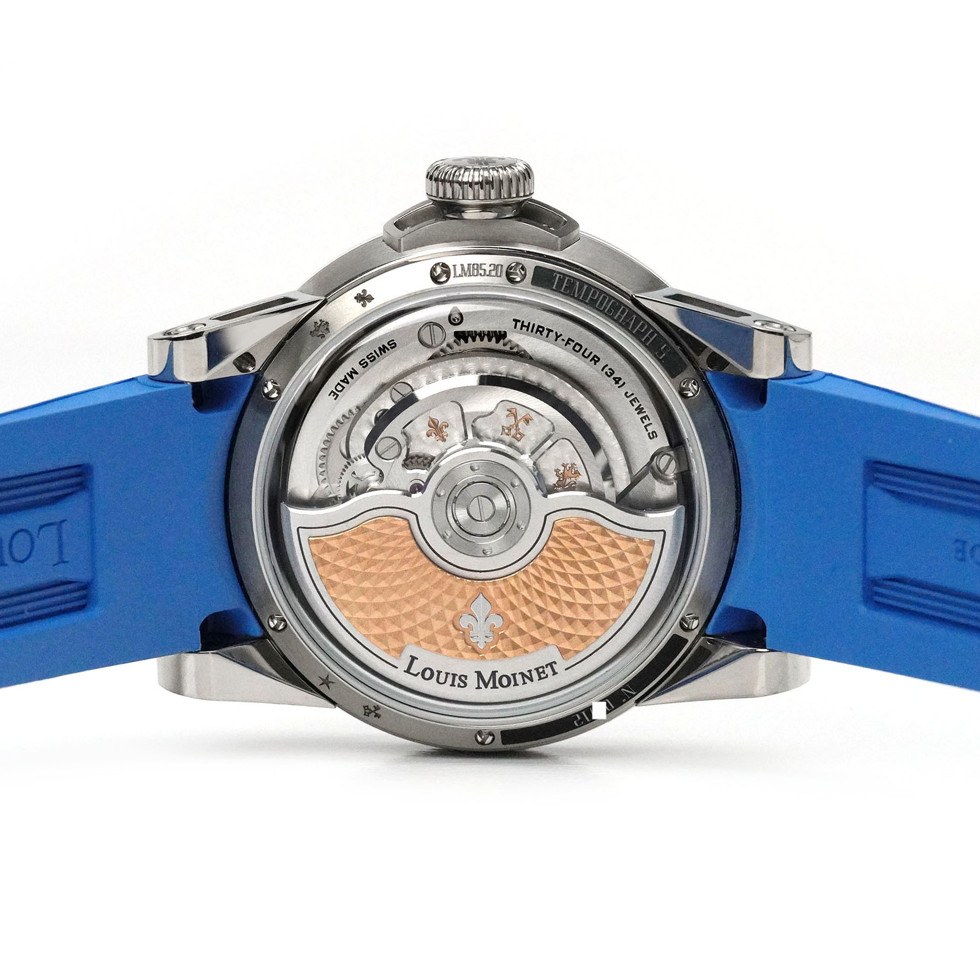 Louis Moinet Tempograph Spirit Honey Dial Titanium