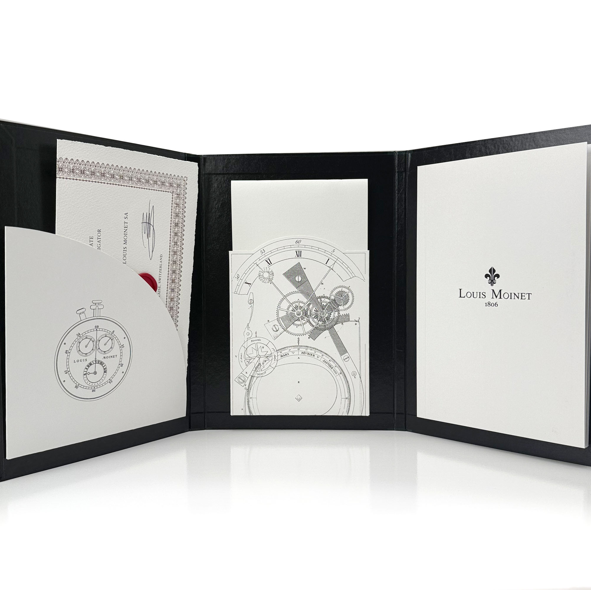 Louis Moinet Tempograph Spirit Honey Dial Titanium