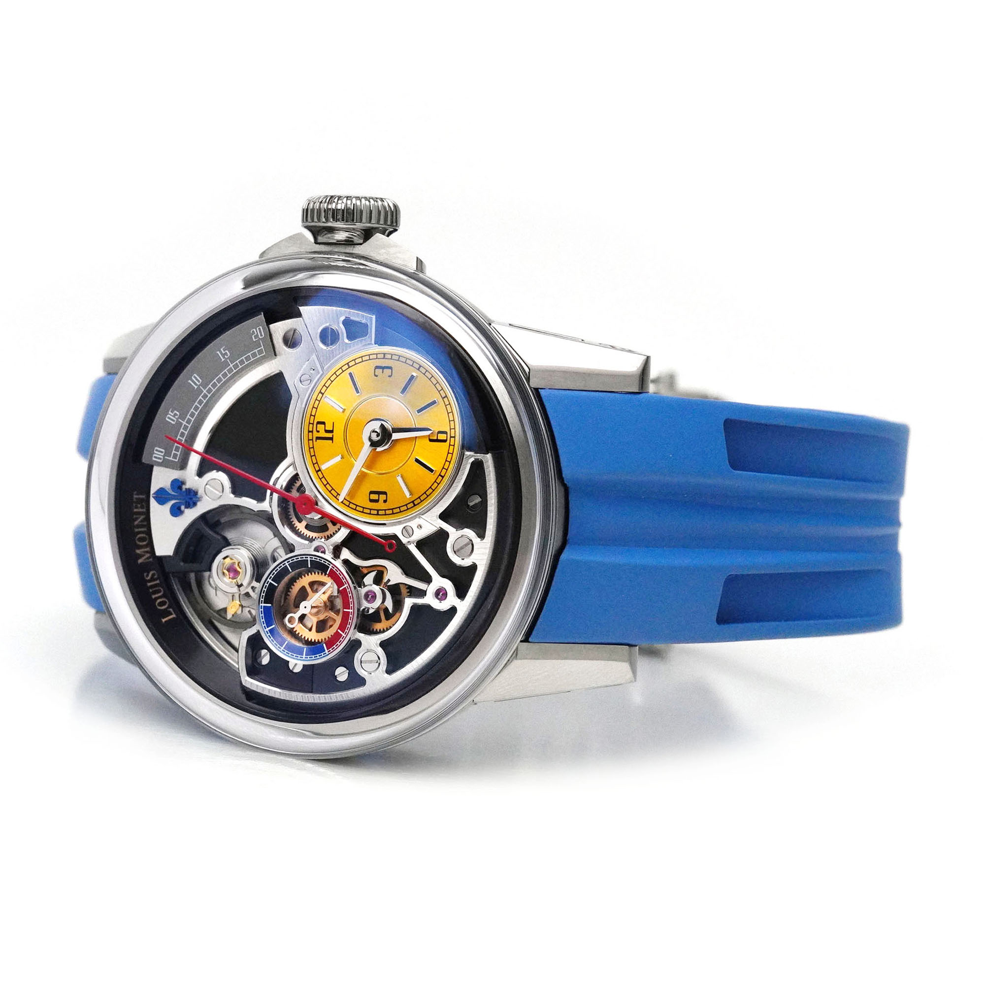 Louis Moinet Tempograph Spirit Honey Dial Titanium