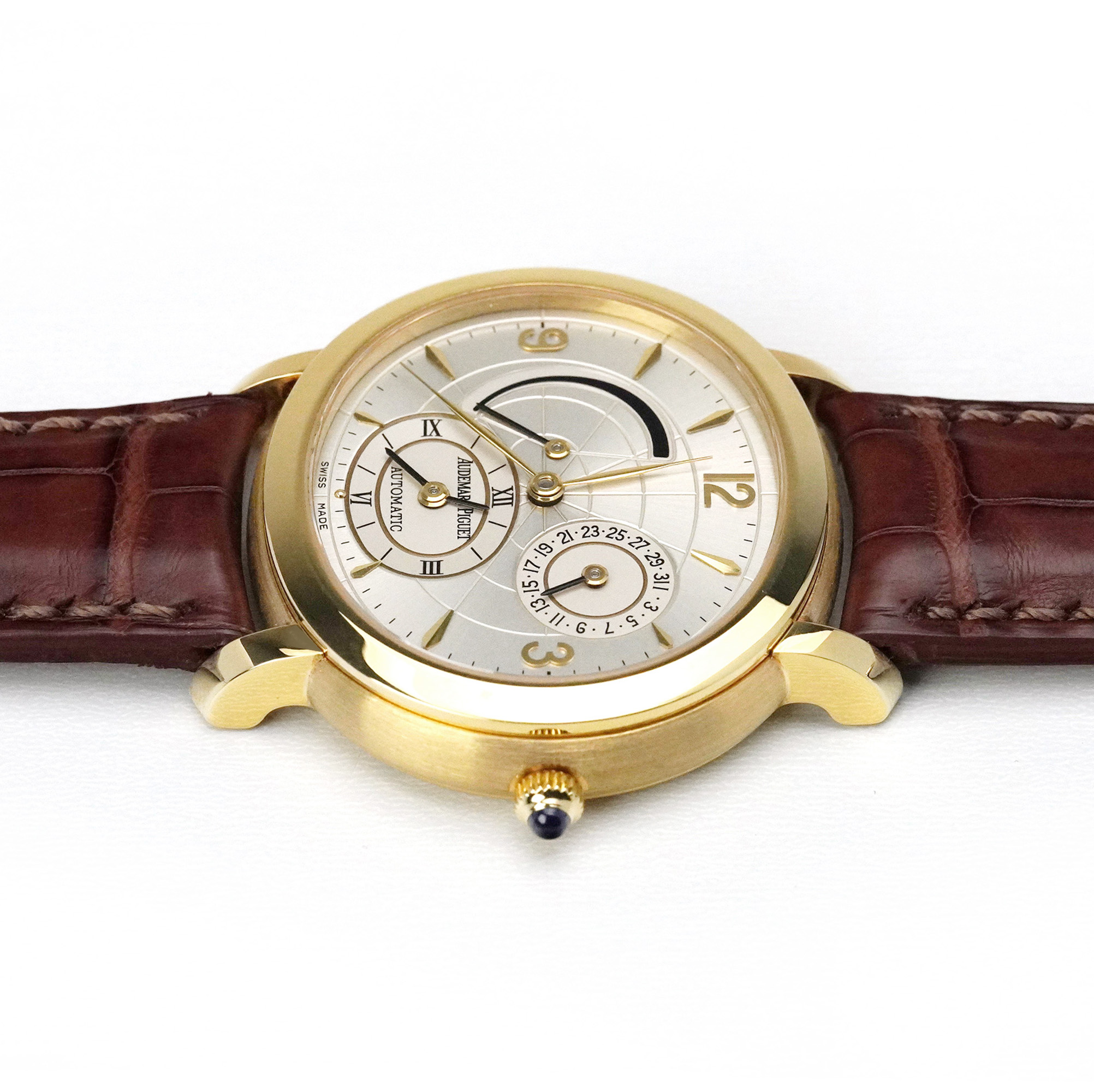 Audemars Piguet Millenary GMT Power Reserve Silver Dial Rose Gold