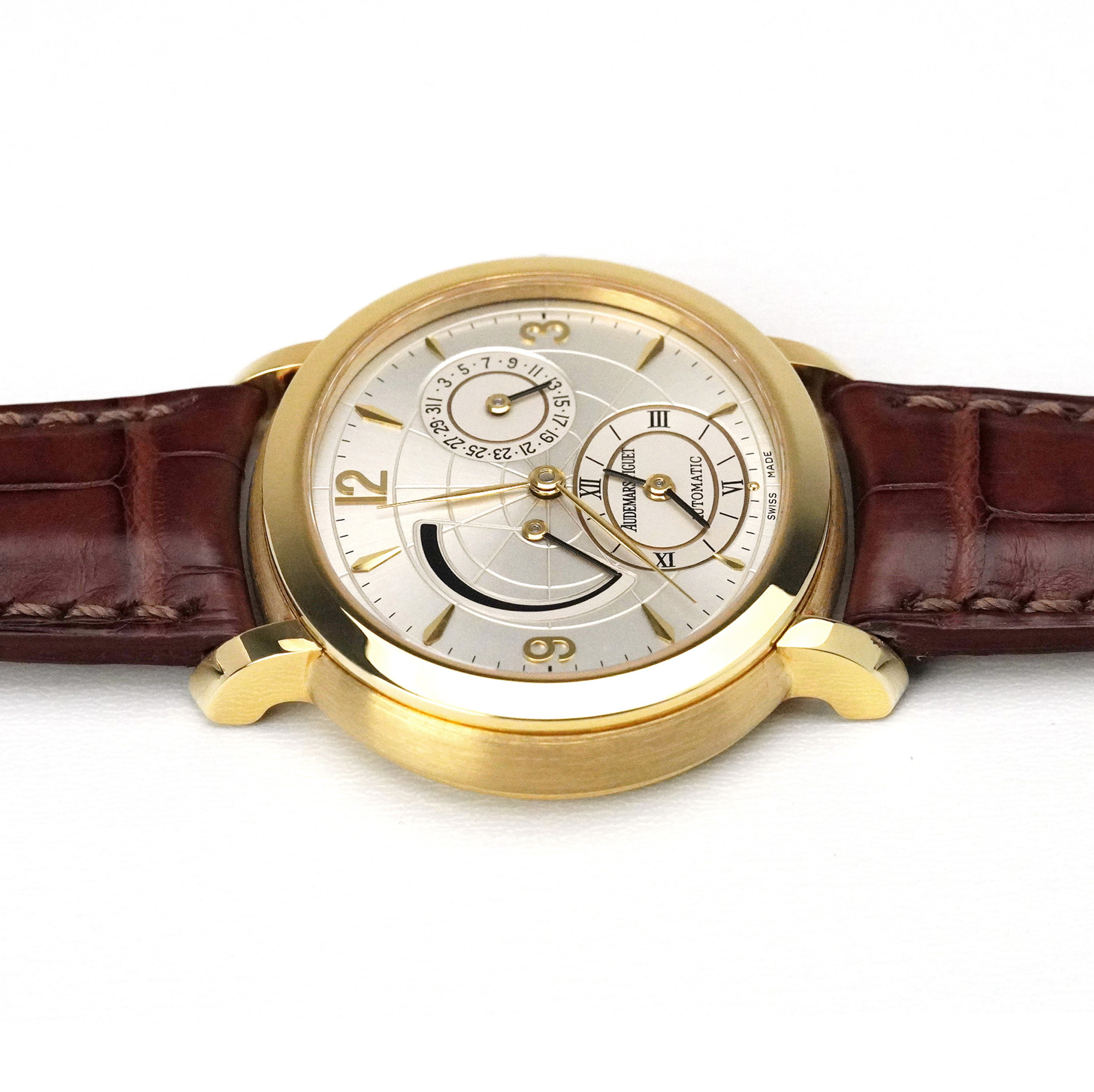 Audemars Piguet Millenary GMT Power Reserve Silver Dial Rose Gold