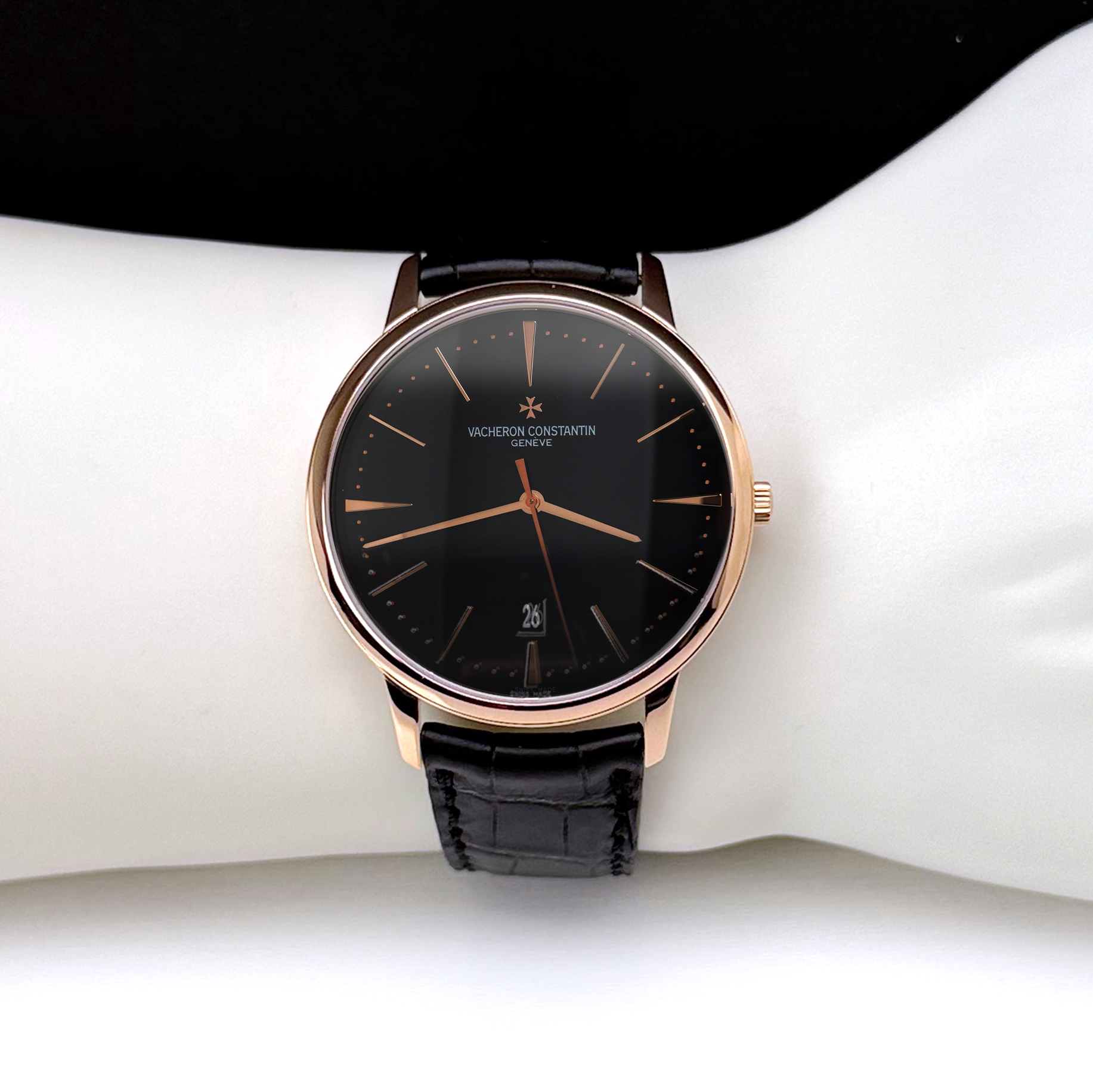Vacheron Constantin Patrimony Self-Winding Rose Gold Anthracite Dial