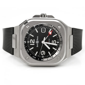 Bell & Ross Instruments BR 05 GMT Black Dial Rubber