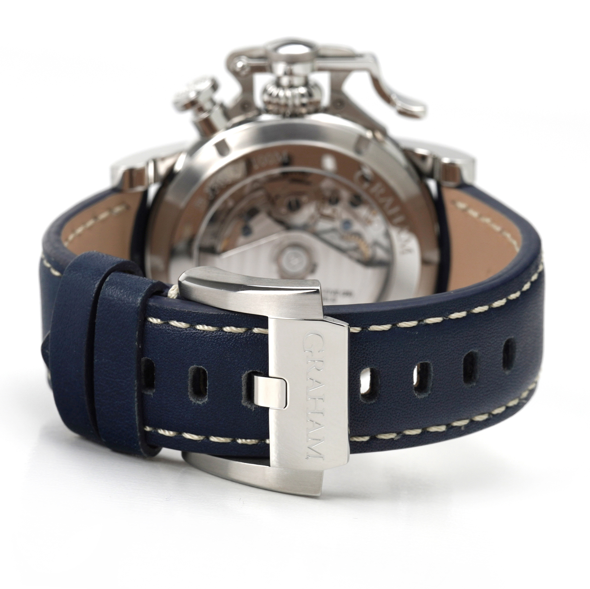 Graham Chronofighter Vintage Pulsometer Blue Dial Limited Edition