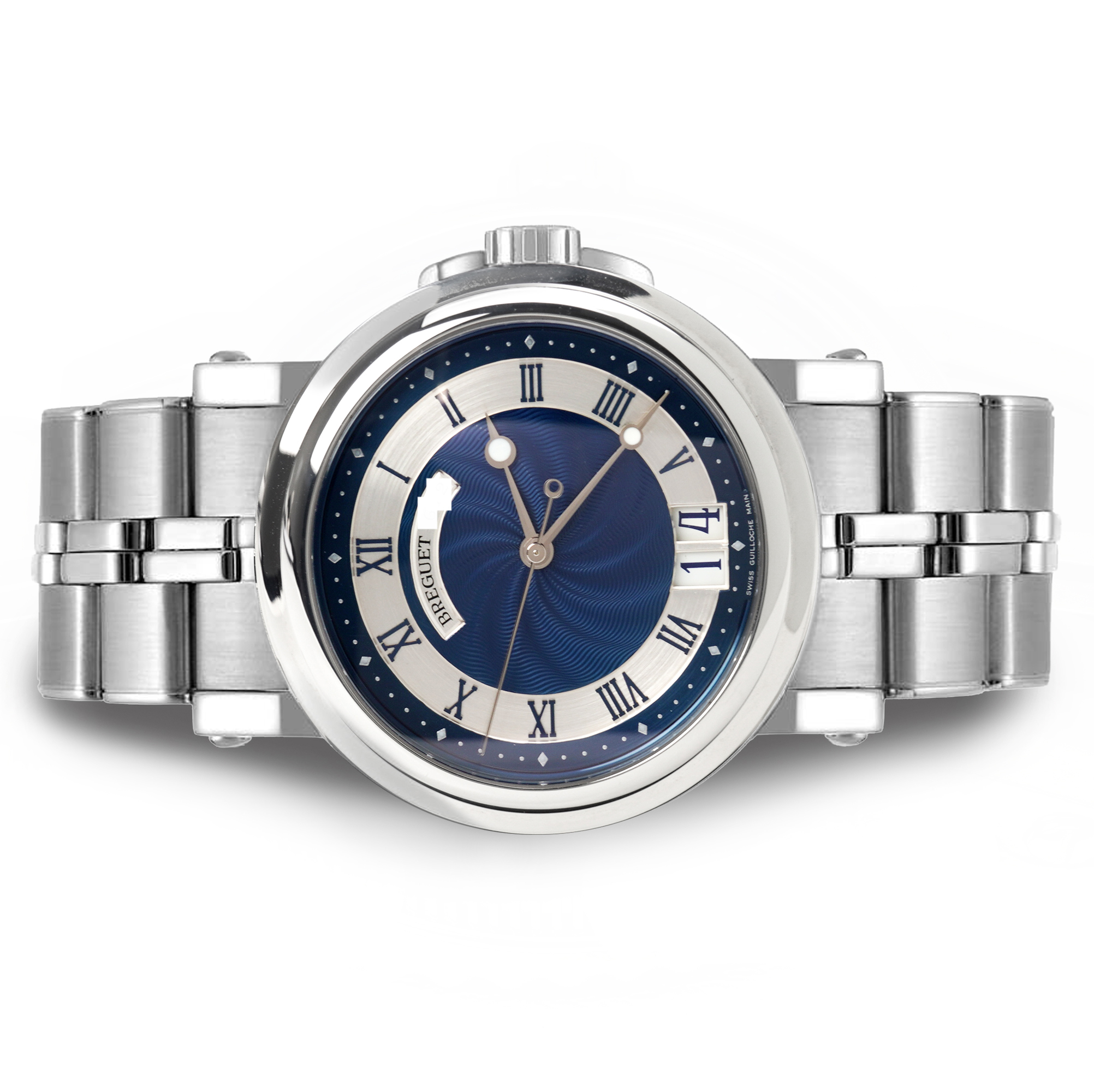 Breguet Marine Automatic Big Date Blue Dial Bracelet