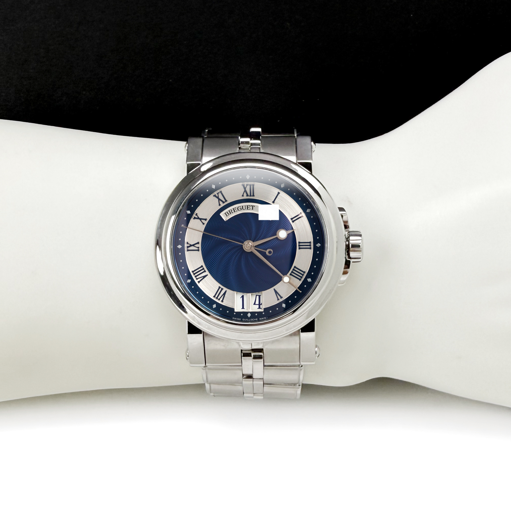 Breguet Marine Automatic Big Date Blue Dial Bracelet