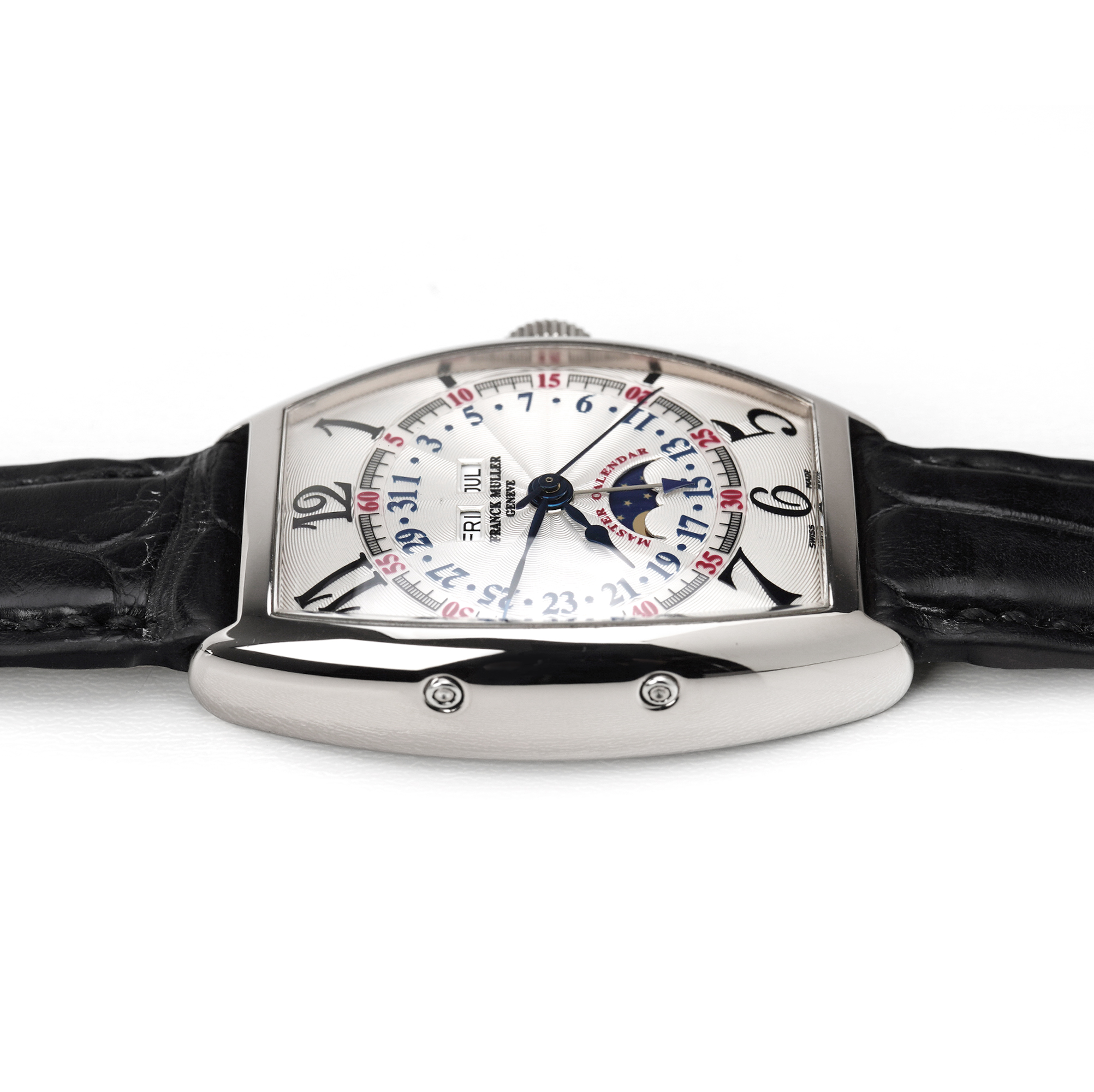 Franck Muller Master Calendar Lunar White Gold Silver Dial