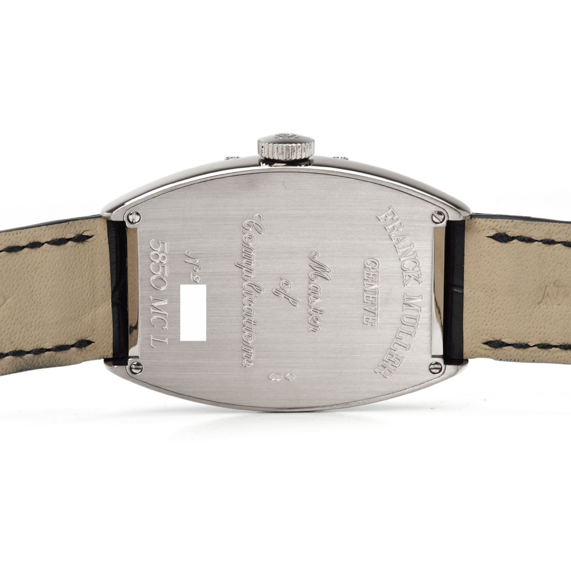 Franck Muller Master Calendar Lunar White Gold Silver Dial