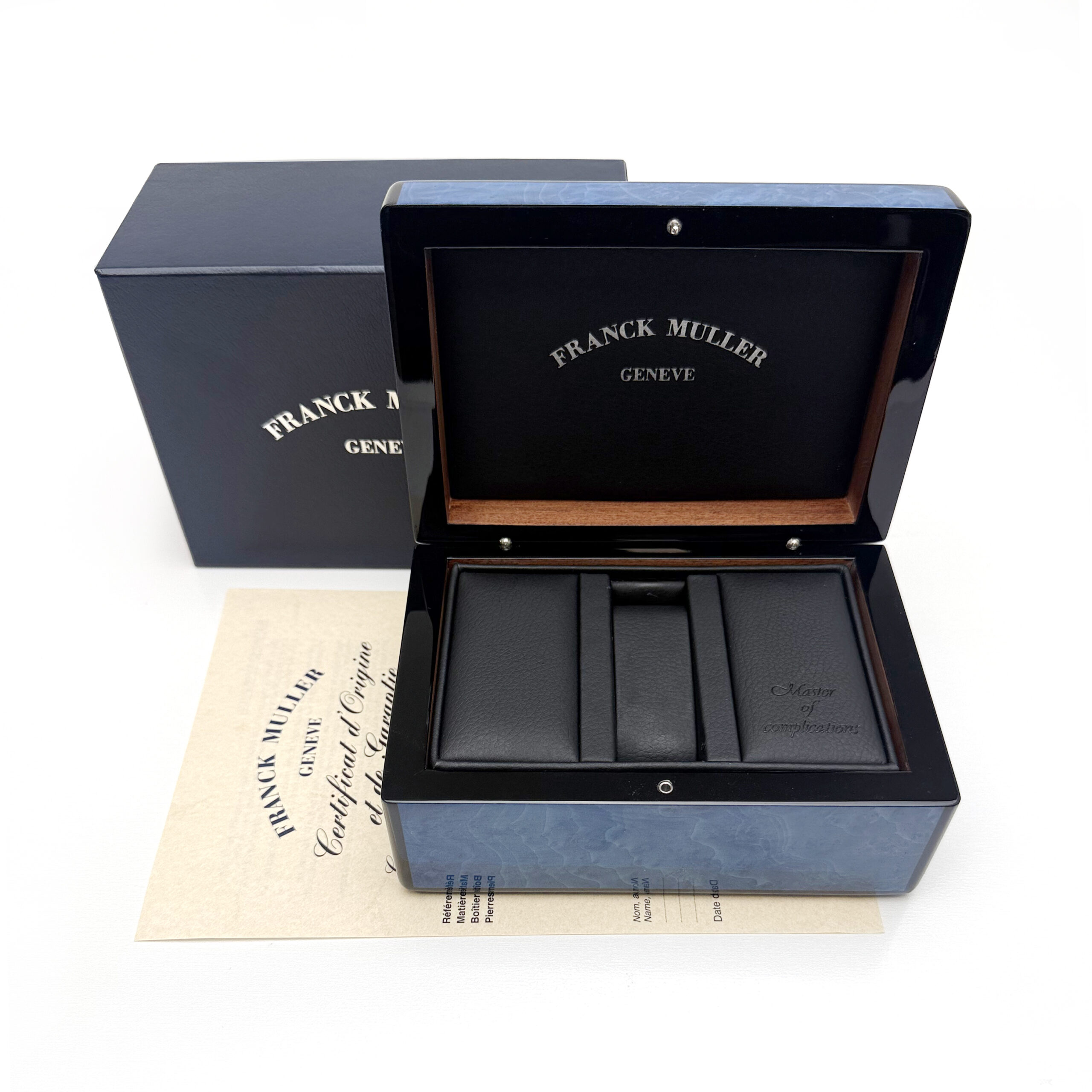 Franck Muller Master Calendar Lunar White Gold Silver Dial