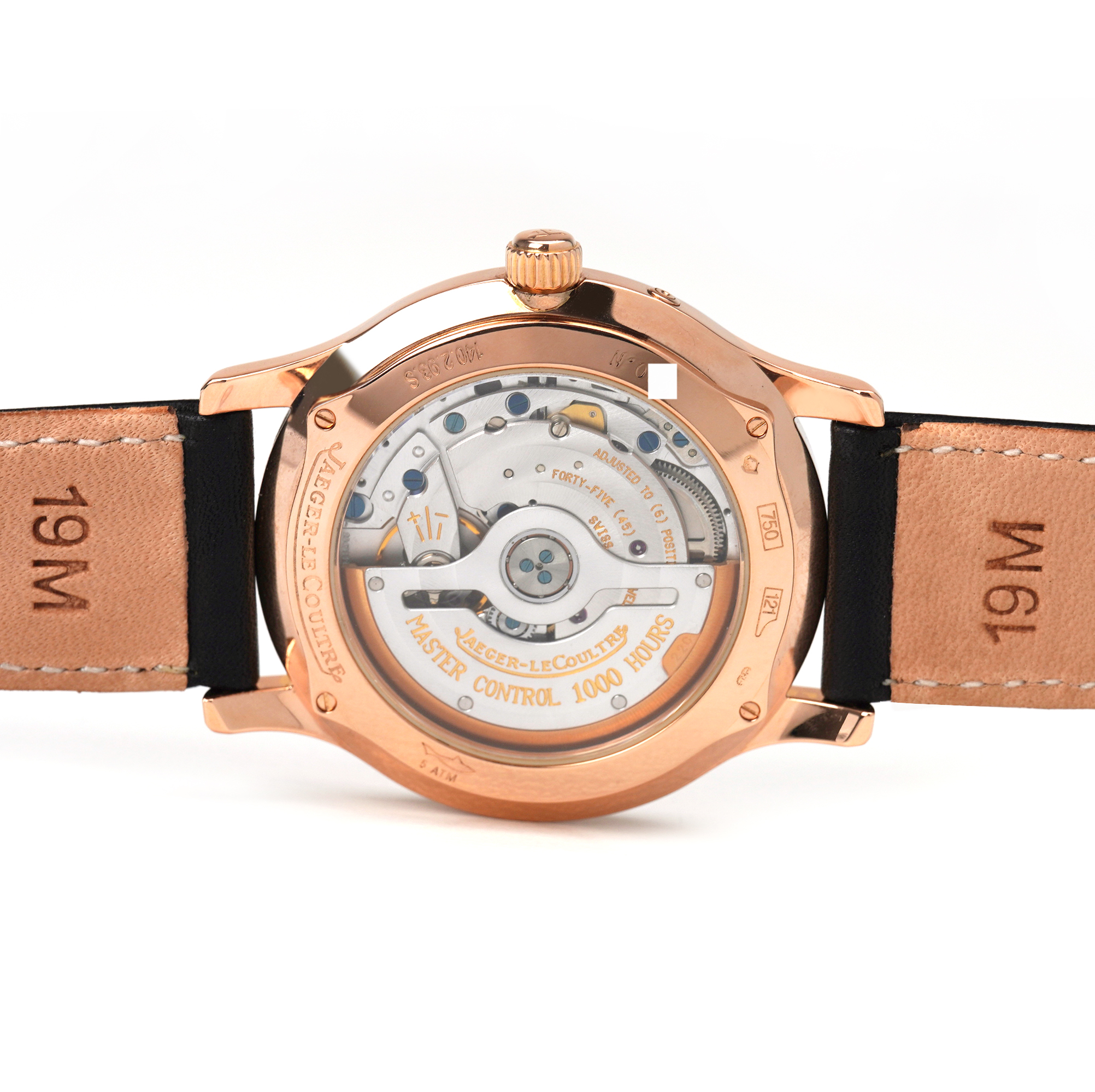 Jaeger-LeCoultre Master Control Reserve de Marche Black Dial Rose Gold