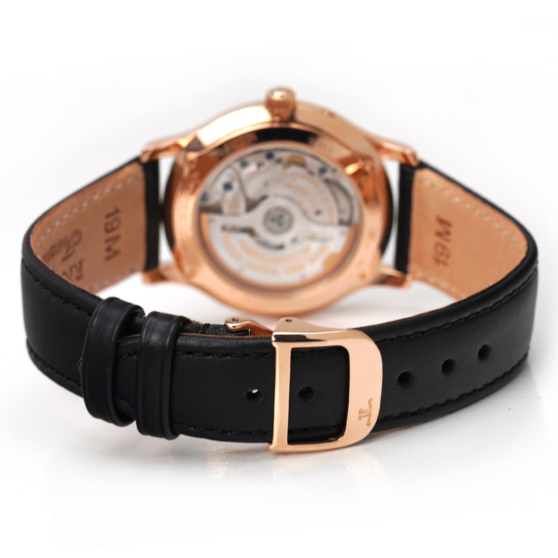 Jaeger-LeCoultre Master Control Reserve de Marche Black Dial Rose Gold