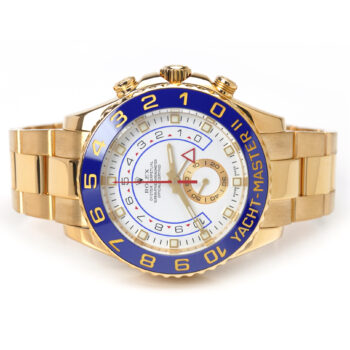 Rolex Yacht-Master II White Dial Yellow Gold