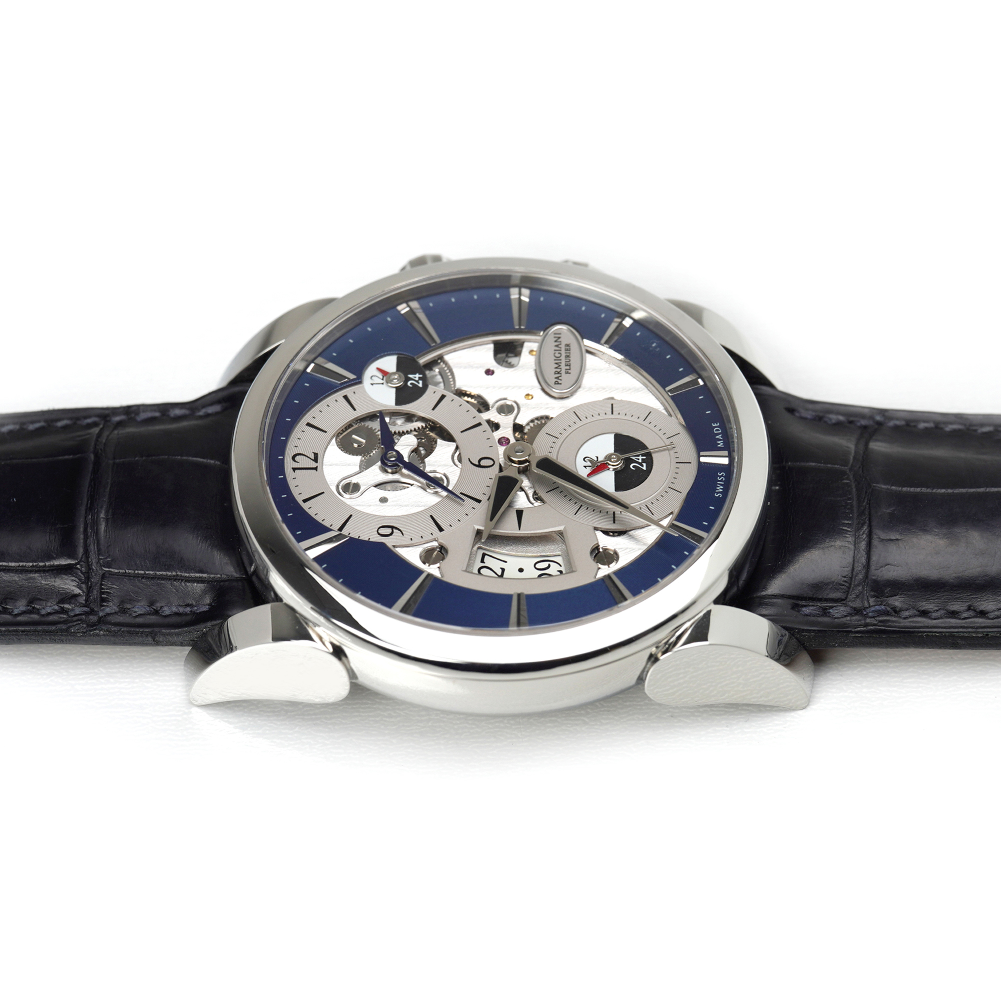 Parmigiani Fleurier Tonda Hemispheres Automatic Steel Blue Dial