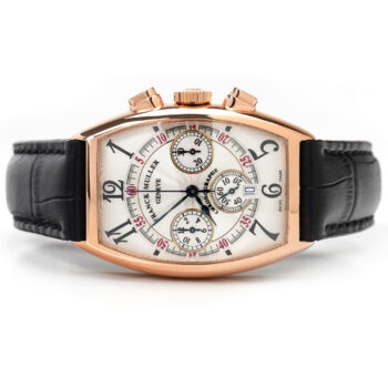 Franck Muller Casablanca Chronograph Rose Gold Silver Dial