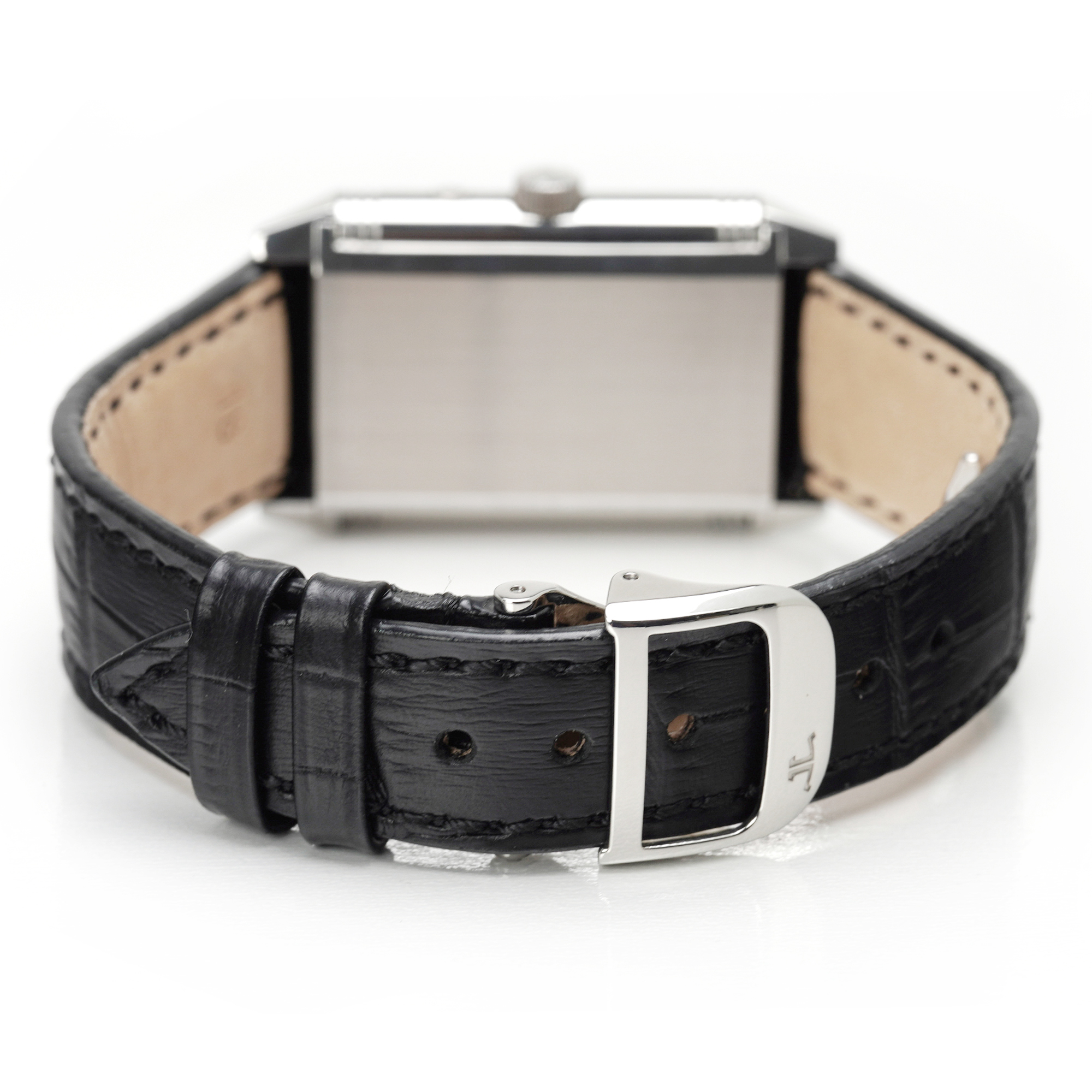 Jaeger-LeCoultre Reverso Duoface Night & Day Steel Silver Black Dial