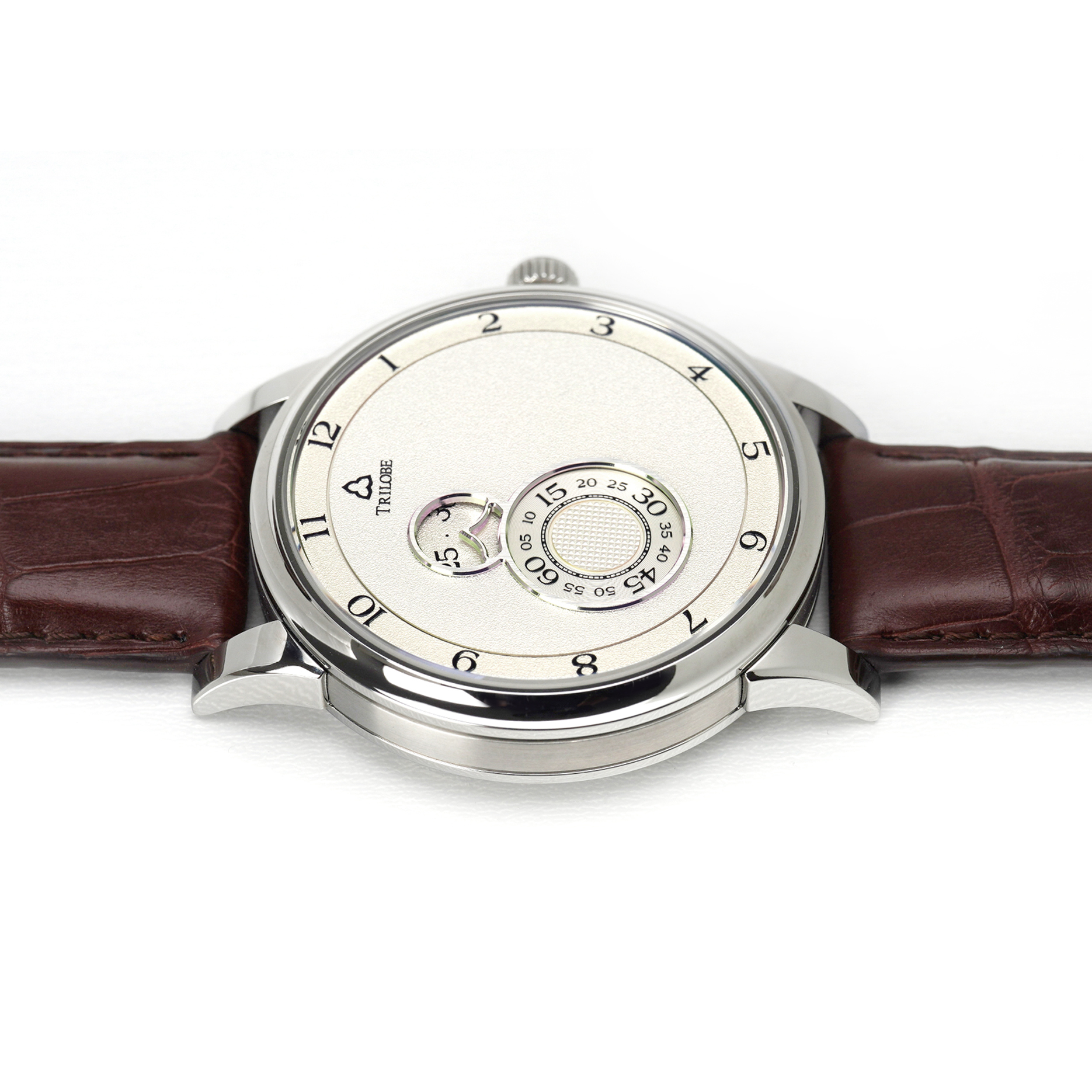 Trilobe Nuit Fantastique Grained Silver Dial Titanium
