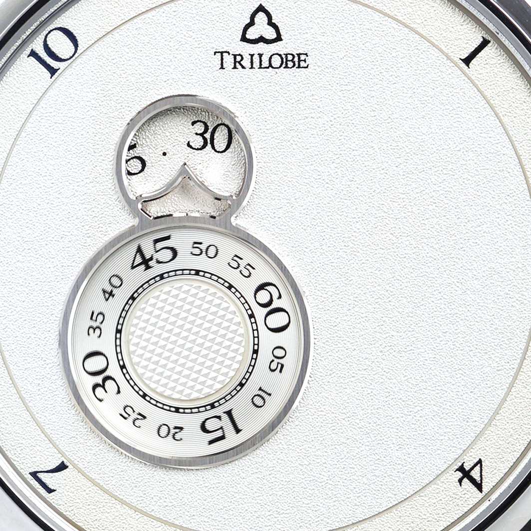 Trilobe Nuit Fantastique Grained Silver Dial Titanium