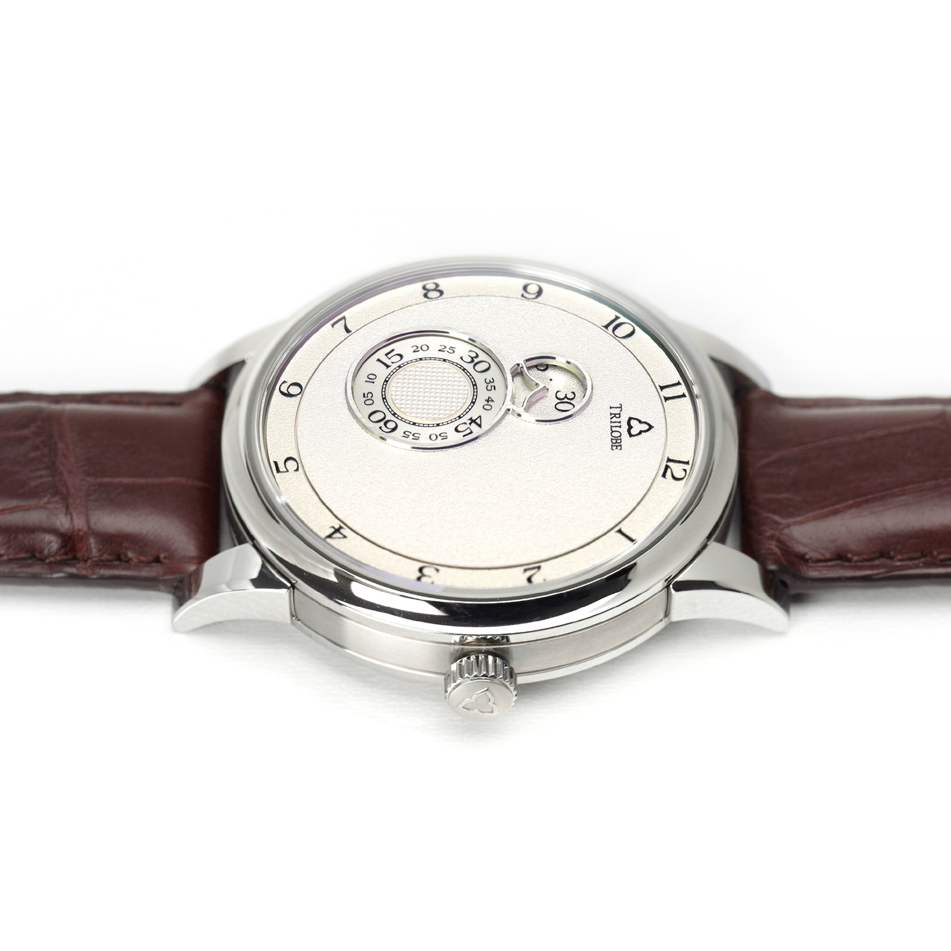 Trilobe Nuit Fantastique Grained Silver Dial Titanium