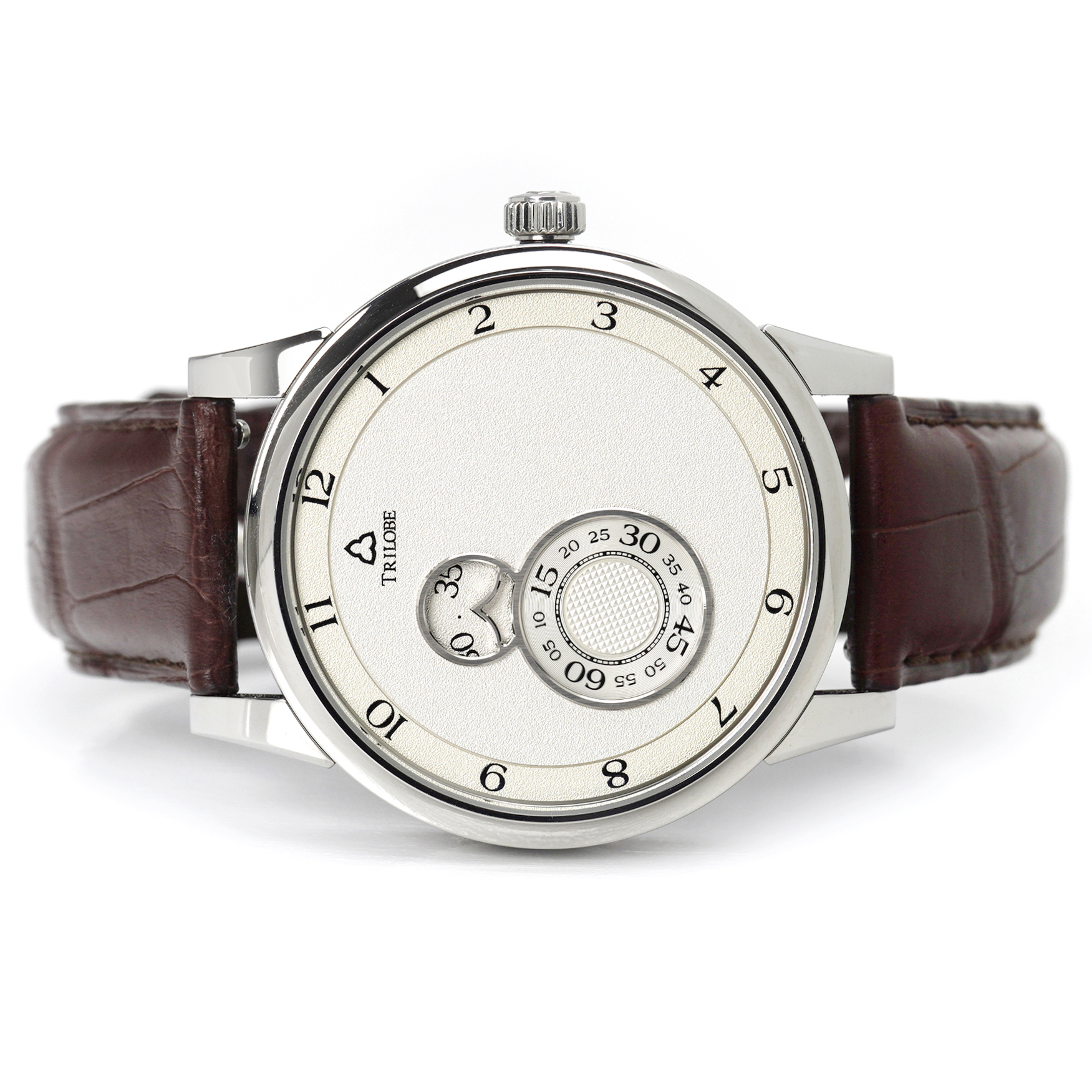 Trilobe Nuit Fantastique Grained Silver Dial Titanium