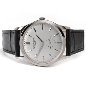 Patek Philippe Calatrava White Gold Silver Dial