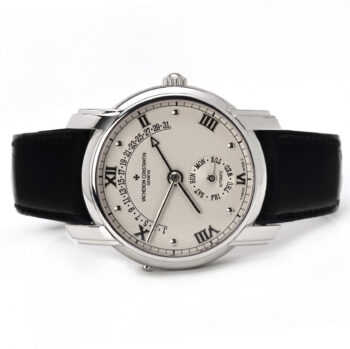 Vacheron Constantin Patrimony 31 Day Retrograde White Gold Silver Dial